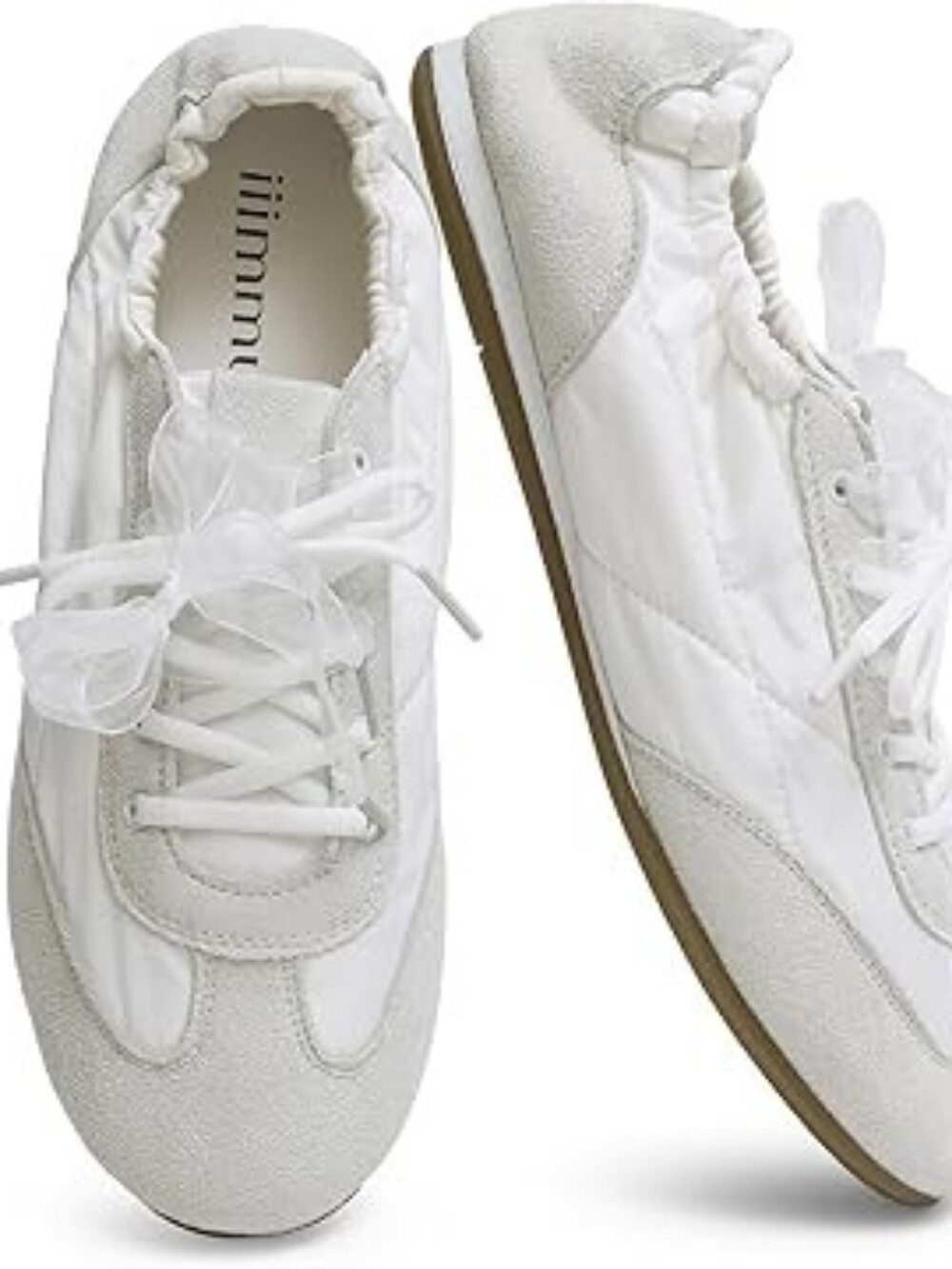 NEW IN BOX IIIMMM WHITE & GRAY SNEAKERS